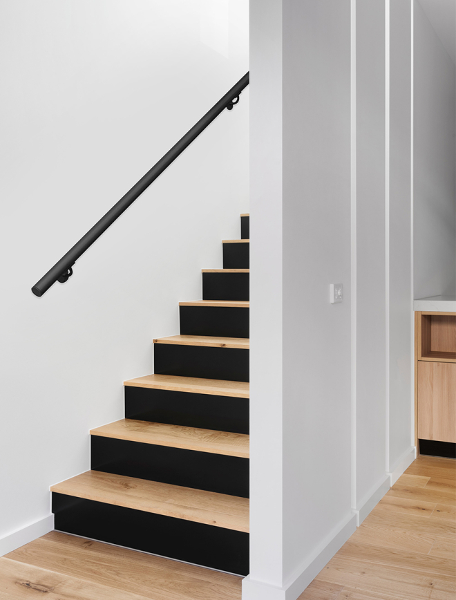 Wall handrail kit CLEAN Black