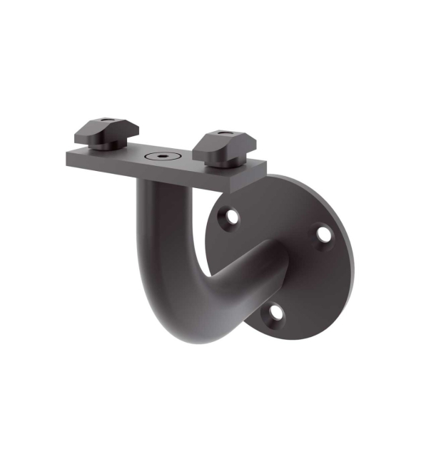 Wall bracket for handrail PURE black