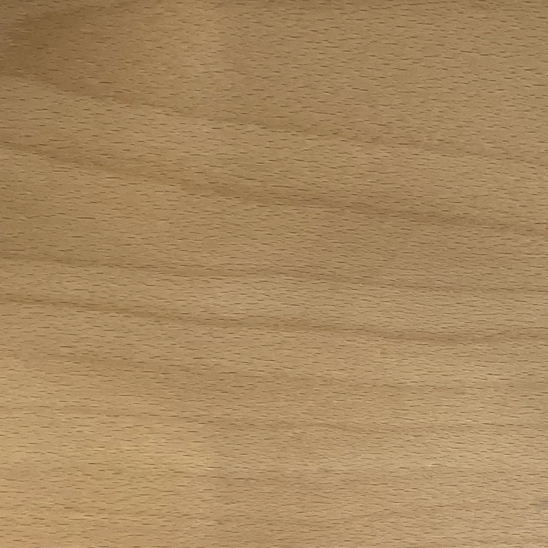 Close-up of varnished multiplex wood, showing a smooth surface and uniform grain pattern.